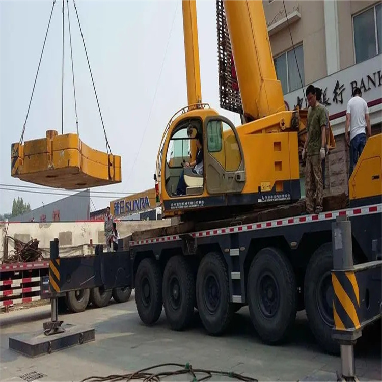 赵县当地吊车出租|机器吊装|75吨|工厂搬迁服务